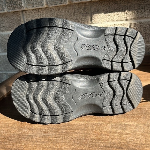 Ecco Girl’s Mary Janes Burgundy Shoes Size 30 - Picture 9 of 13